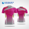 Mẫu áo cầu lông thiết kế giá rẻ quận Tây Hồ màu hồng ACLTK203