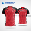 Mẫu áo badminton CLB Trường Đại học Y Hà Nội màu đỏ thiết kế chính hãng ACLTK353