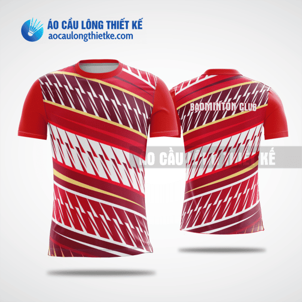 Mẫu áo giải cầu lông CLB Học viện Âm nhạc Quốc gia Việt Nam màu đỏ thiết kế đẹp ACLTK354