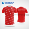 Mẫu áo badminton CLB Ba Đình màu đỏ thiết kế nữ ACLTK496