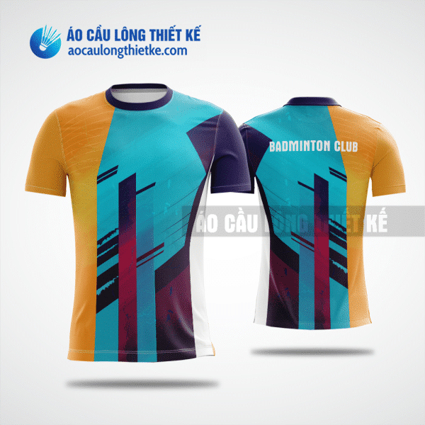 Mẫu áo thi đấu cầu lông CLB Phong Thổ màu tím thiết kế chính hãng ACLTK921