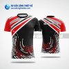 Mẫu trang phục thi đấu cầu lông CLB Hải Hà màu đỏ thiết kế uy tín ACLTK722